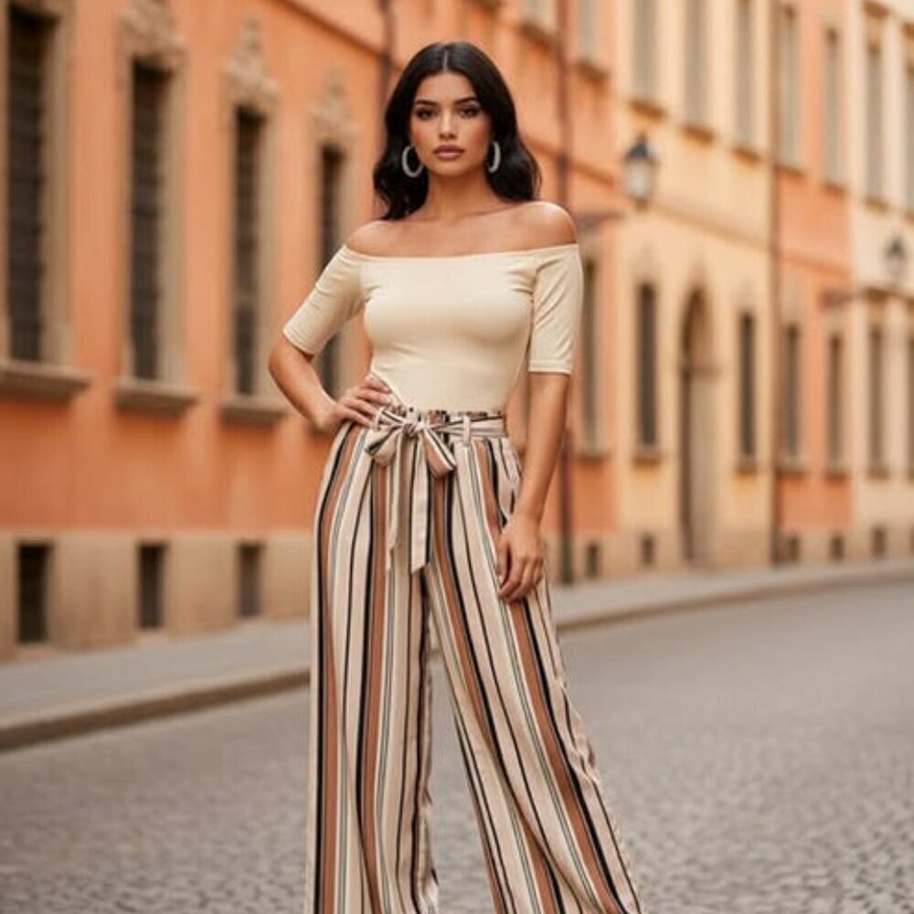 Pastel Pinstripe Pants